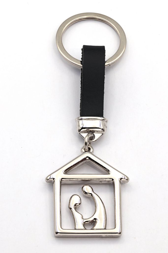 2831 KEYRINGS WITH LEATHER OR PU