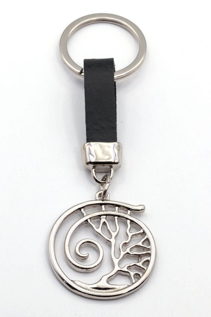 2998 KEYRINGS WITH LEATHER OR PU