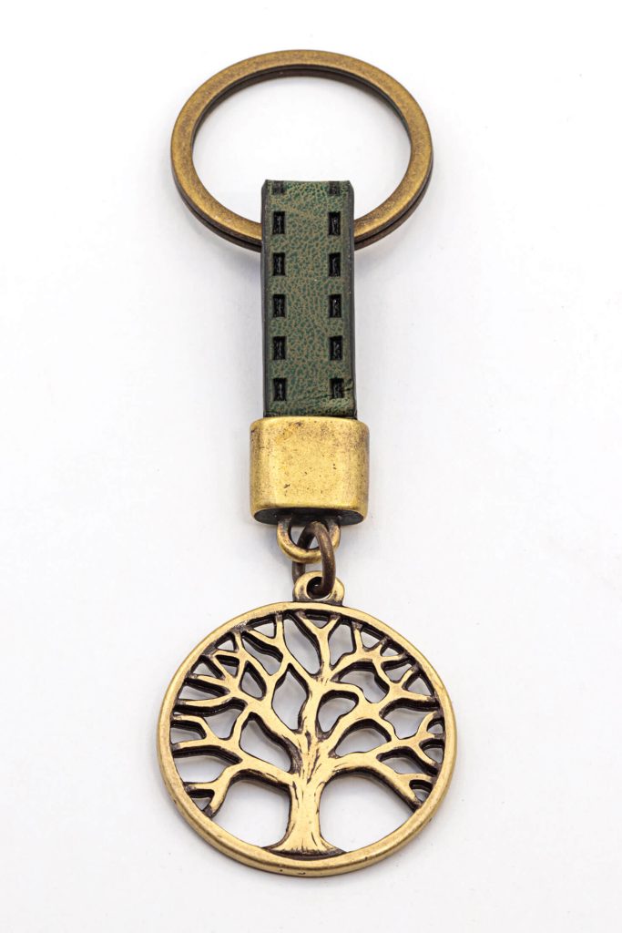 2789 KEYRINGS WITH LEATHER OR PU