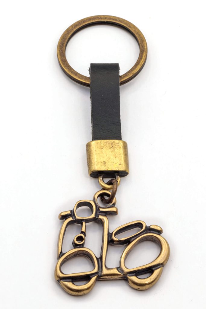 2745 KEYRINGS WITH LEATHER OR PU