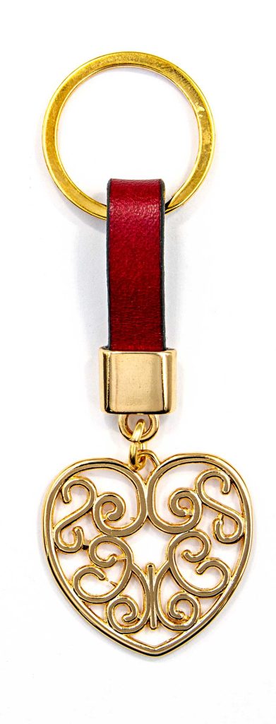 2442 KEYRING LEATHER OR PU